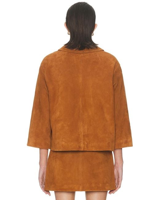 Marc Jacobs Brown Suede Doll Jacket