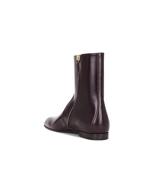Khaite Brown Colt Ankle Boot