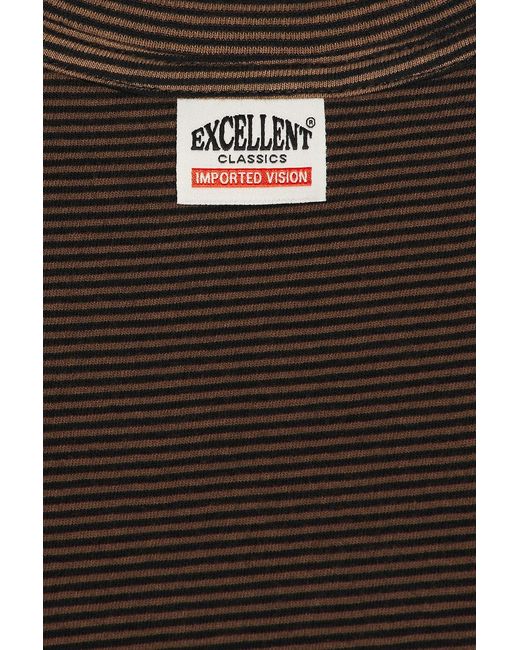Commission Brown Reversed Tee for men