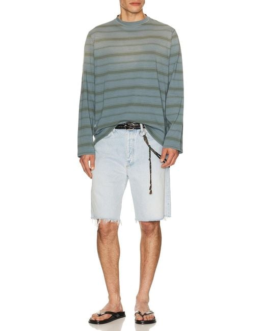 Agolde Blue Anson Short for men