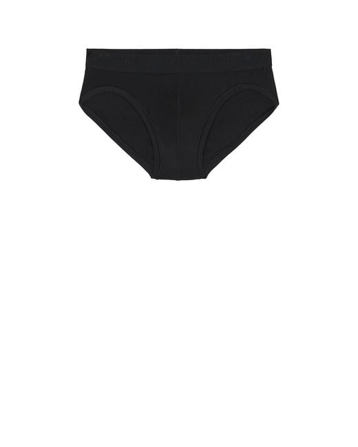 Skims Black Stretch Brief 3-Pack for men