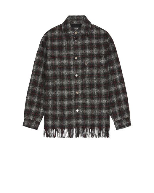 overshirt with fringe