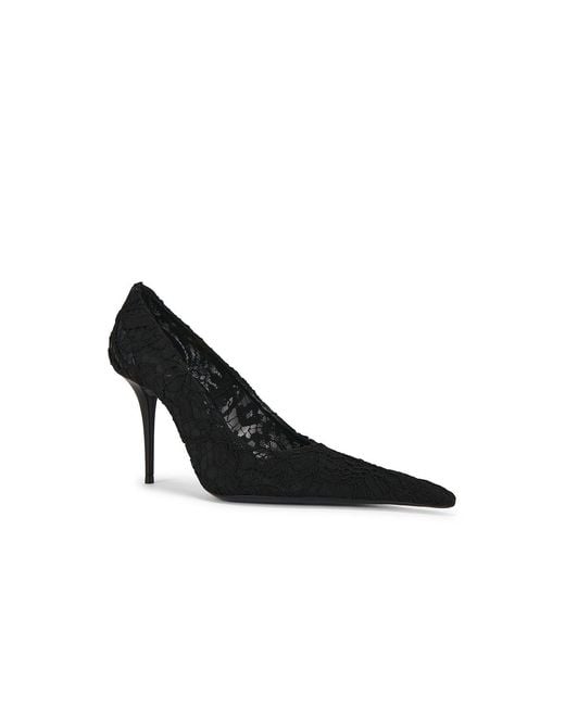 Saint Laurent Black Thierry Pump