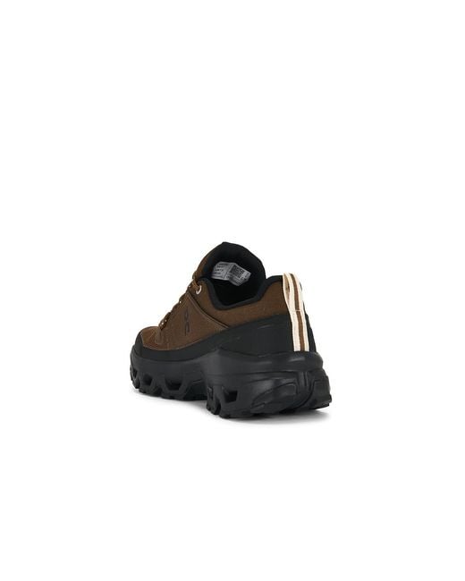 On Shoes Brown Cloudrock Low Wp for men