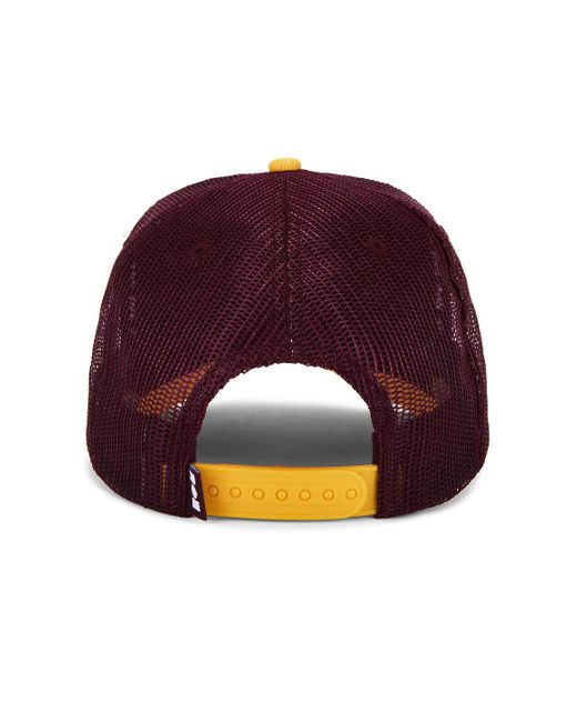 NAHMIAS Purple California Trucker Hat for men