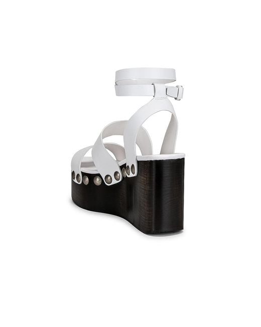 Alaïa Black Ankle Strap Wedges