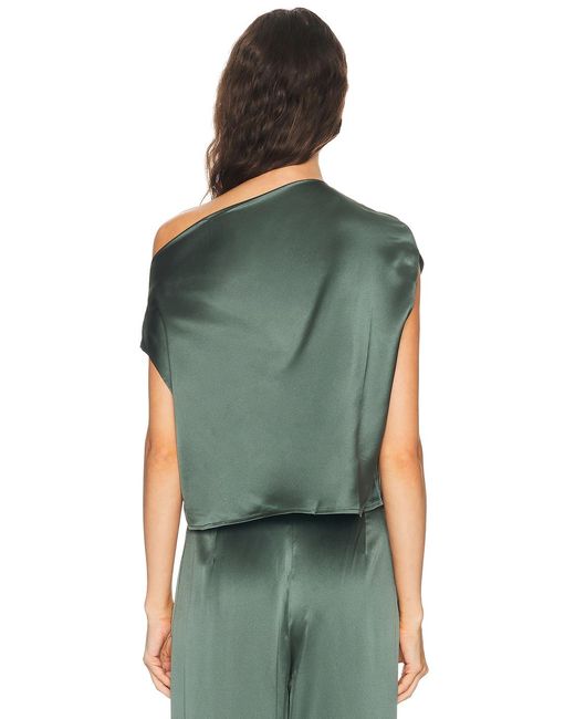 The Sei Green Draped Top