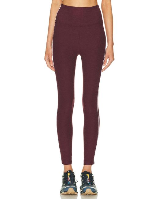 Beyond Yoga Red Spacedye Ready Midi Legging