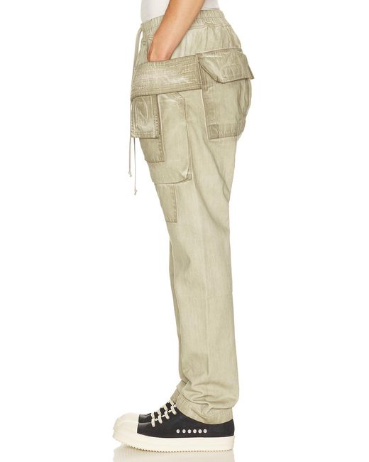 Rick Owens Natural Creatch Cargo Drawstring for men