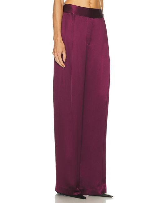 The Sei Purple Relaxed Trouser