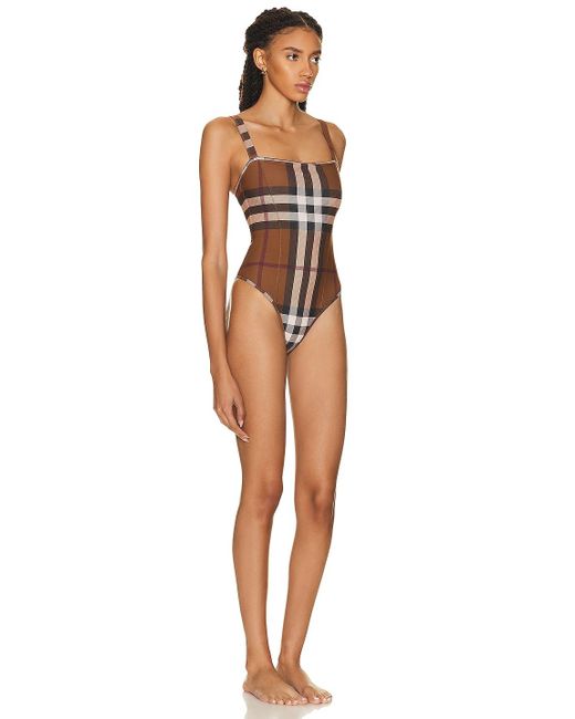 Burberry One Piece Swimsuit | Lyst