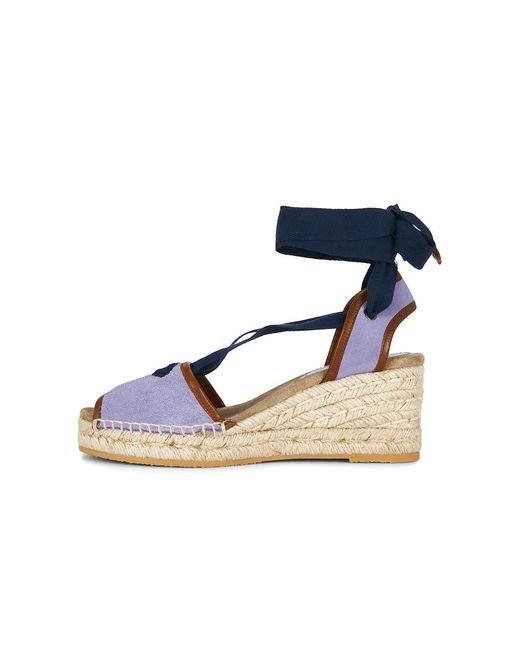 Versace Blue Wedge Sandal