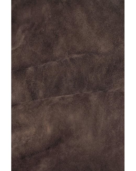 GRLFRND Brown Alek Suede Jacket