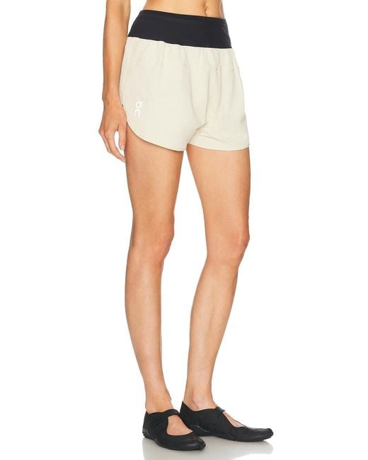On Shoes White Performance Volt Short