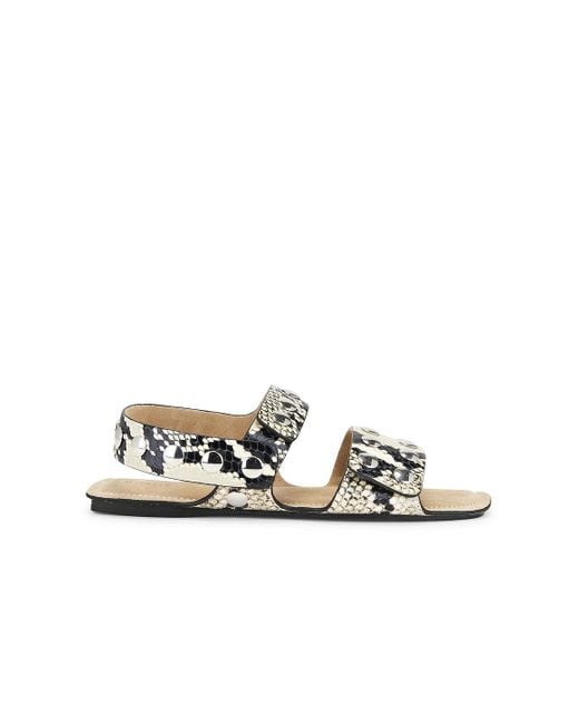 Khaite Metallic Boden Flat Sandal