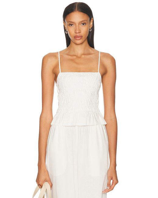 Solid & Striped White The Delta Top