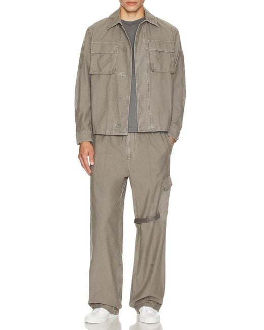 Helmut Lang Natural Garment Dyed Utility Jacket for men
