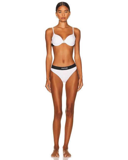 Tom Ford White Padded Bra