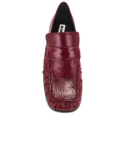 Jil Sander Red Loafer