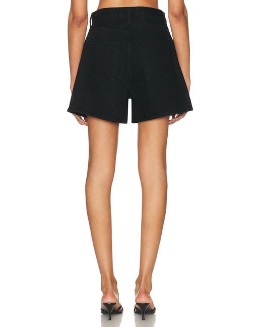 Agolde Black Rhoda Short