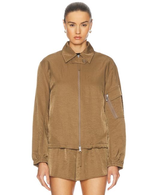 Helmut Lang Brown Ma1 Bomber Jacket