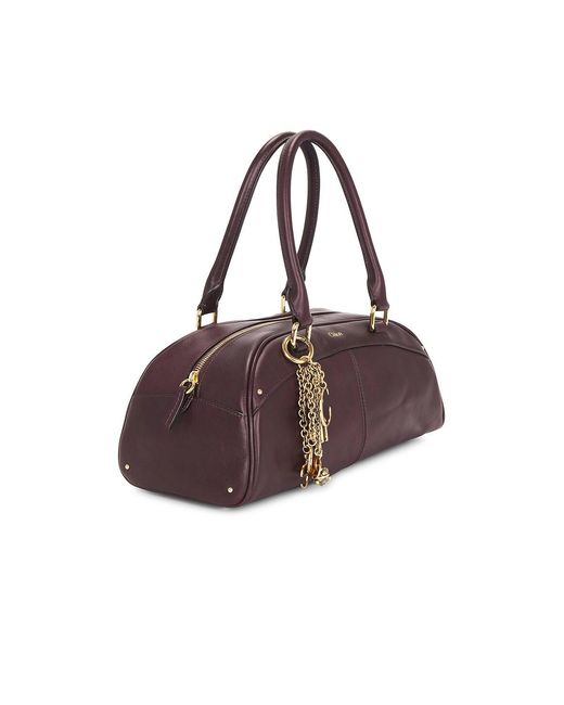 Chloé Purple Bowling Bag