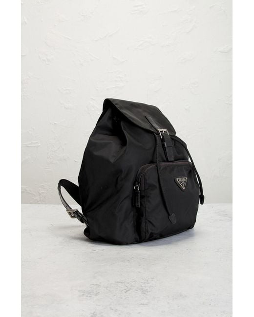 Prada Black Tessuto Mini Backpack