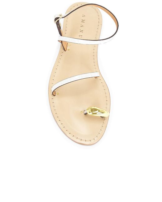 Amanu White The Marrakech Sandal
