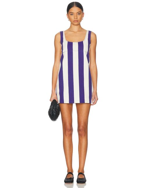 simon miller sahara striped denim dress Simon Miller Sahara Striped Denim Mini Dress