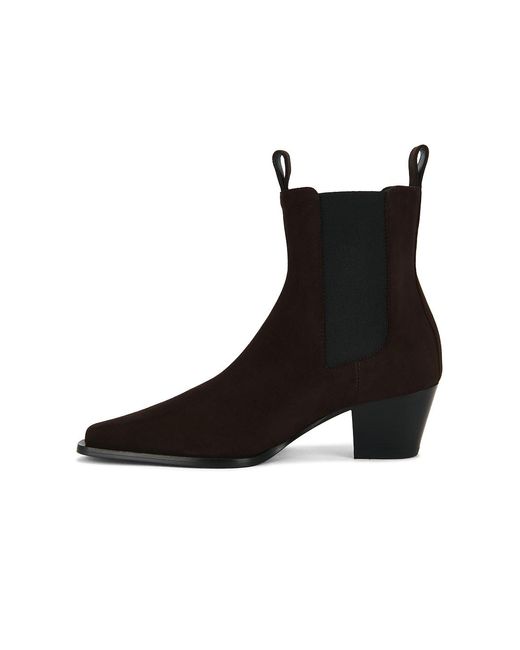 Totême  Black Suede City Boot