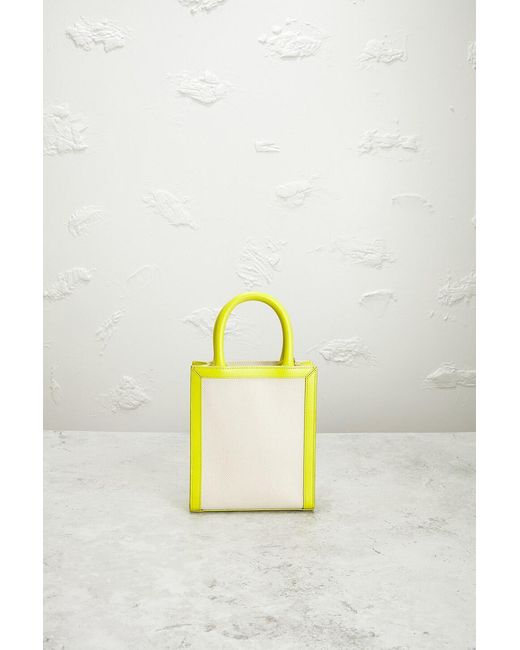 Céline Yellow Mini Vertical Cabas Tote Bag