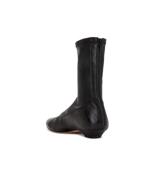 Khaite Black Apollo Flat Boot