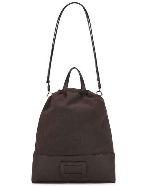 Maison Margiela Brown Medium 5Ac Daily Drawstring Backpack