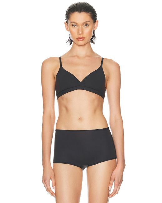 Skims Black Fits Everybody Crossover Bralette