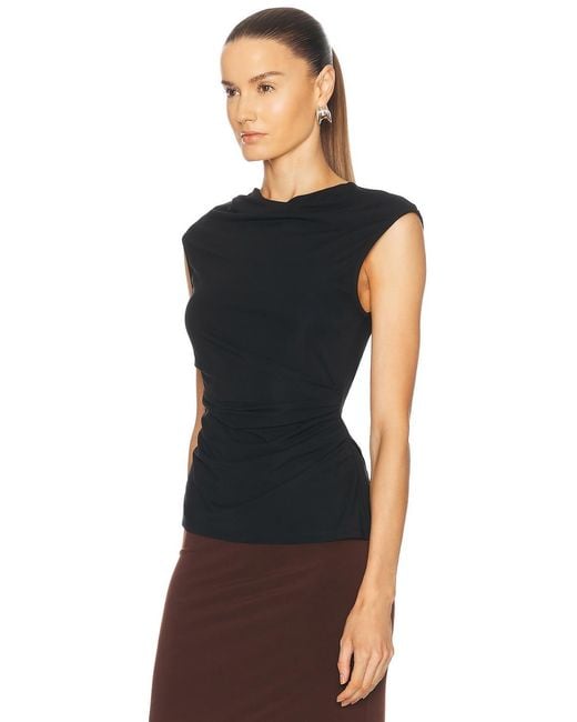 Jonathan Simkhai Black Casmi Top