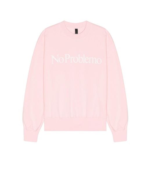 No Problemo Pink Sweatshirt for men