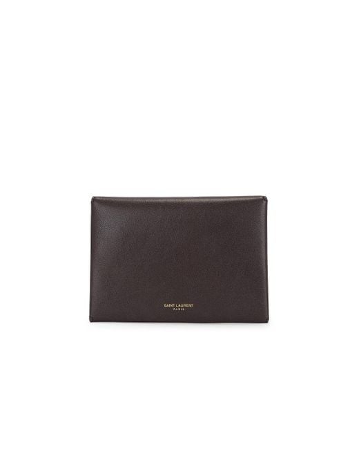 Saint Laurent Black Passport Case