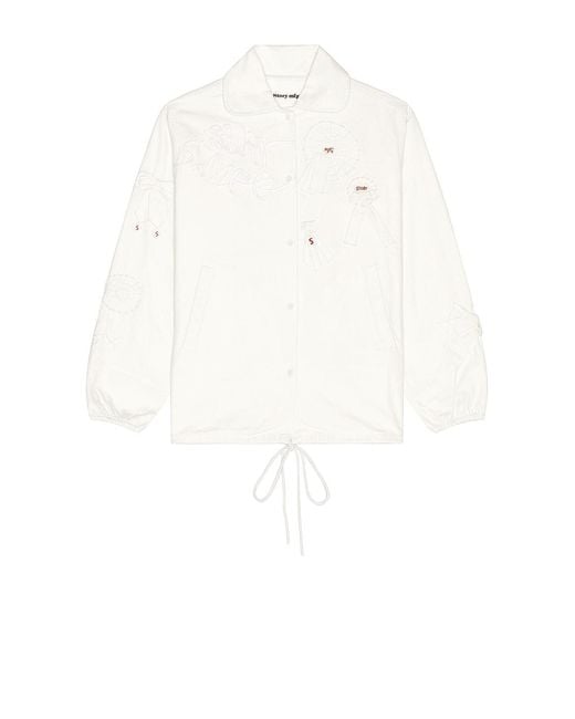 STORY mfg. White Varsity Jacket for men