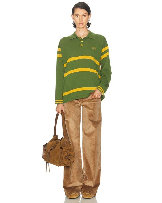 Bode Green Regis Polo Top