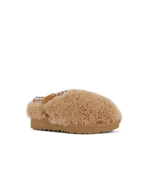 Ugg Brown Toddler Tasman Maxi Curly Slipper