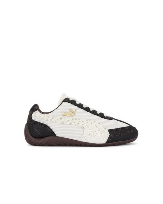 PUMA White Speedcat Textile Sneaker