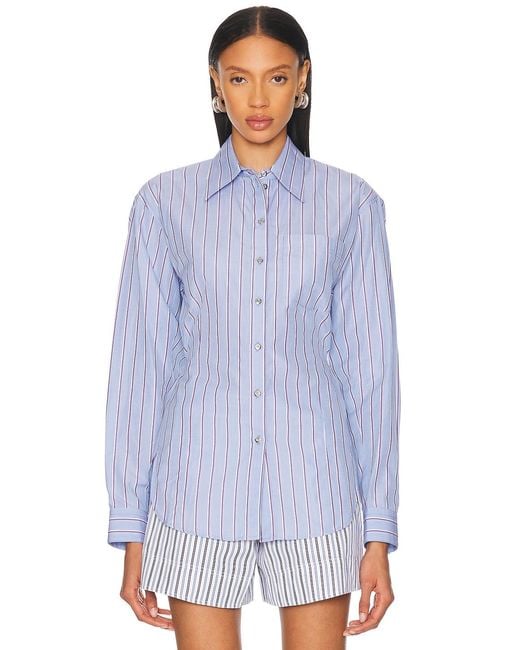 Rabanne Blue Button Up Shirt