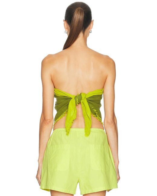 Staud Green Sonya Top
