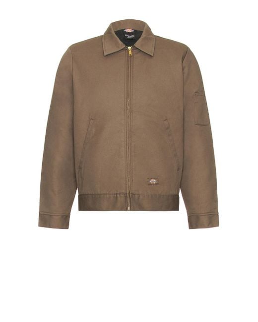 Dickies Brown Insulated Eisenhower Jacket for men