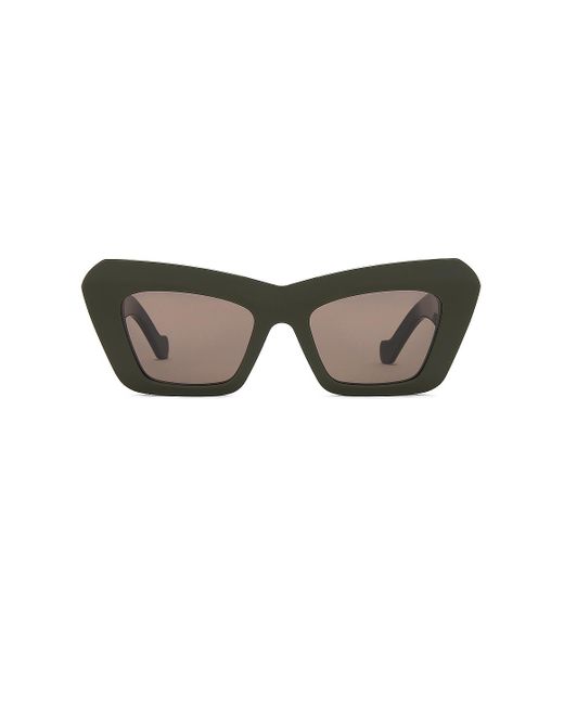Loewe Gray Anagram Cat Eye Sunglasses
