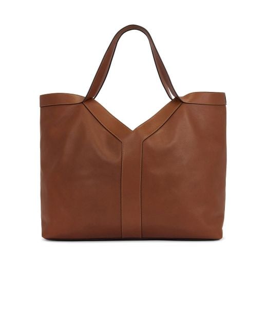 Saint Laurent Brown Giant Y Tote for men