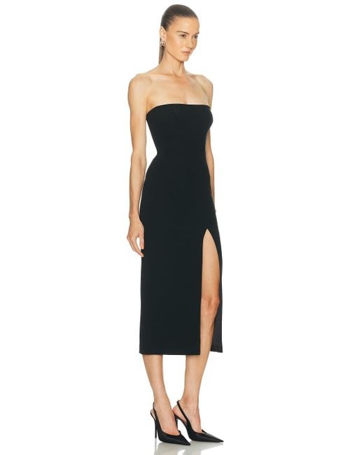 alex perry dresses black Halter Twist Column in Crepe 6 / Black main image 1