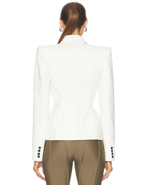 Mugler White Tailored Jacket