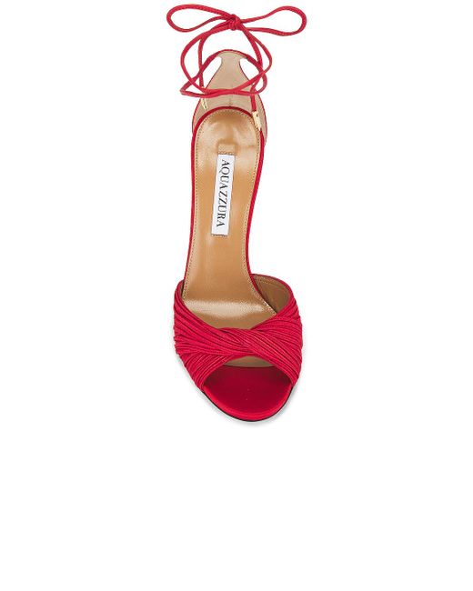 Aquazzura Red Bellini Beauty 105 Sandal