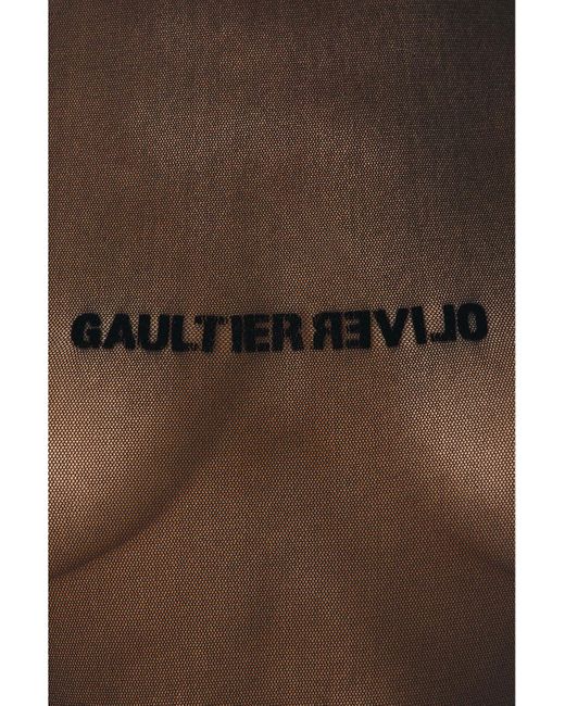 Jean Paul Gaultier Black X Shayne Oliver Mesh Double Side Dress